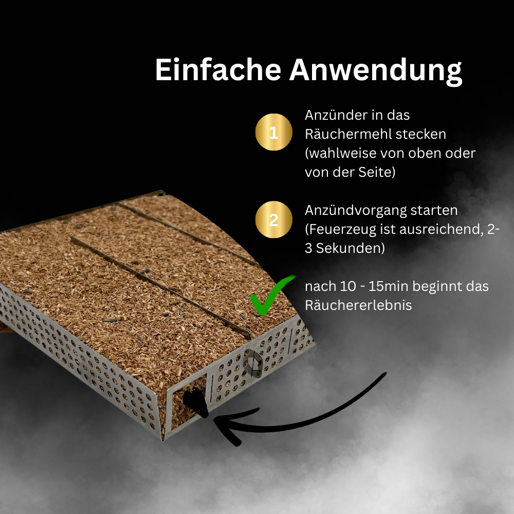 Jaeger-Kaltrauch-Anzünder, Der Anzündprofi - Räucher-Set #1